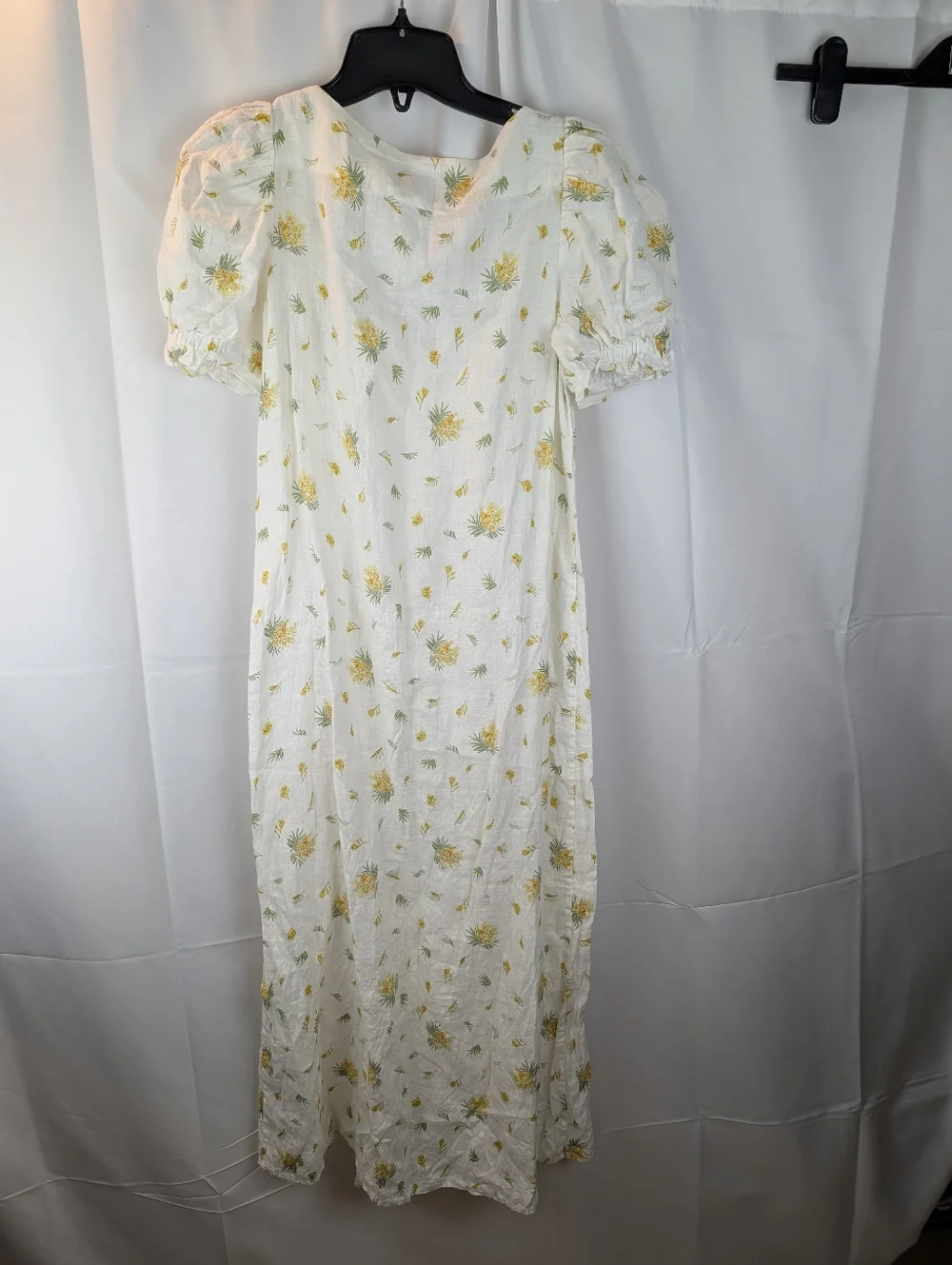 Sleeper Bridgette Linen Midi Dress size M in EUC no belt - Picture 10 of 11